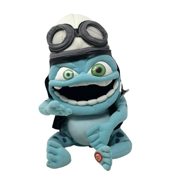 ANNOYING THING Crazy Biker Frog by Outrageous 2005 Singing Plush - Picture 1 of 7